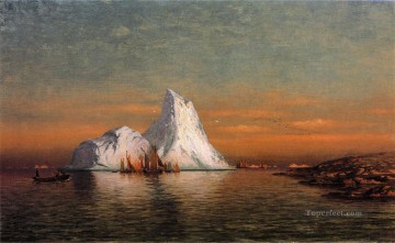 ラブラドル沖の漁船団 ウィリアム・ブラッドフォード Oil Paintings